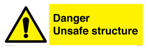 danger unsafe structure